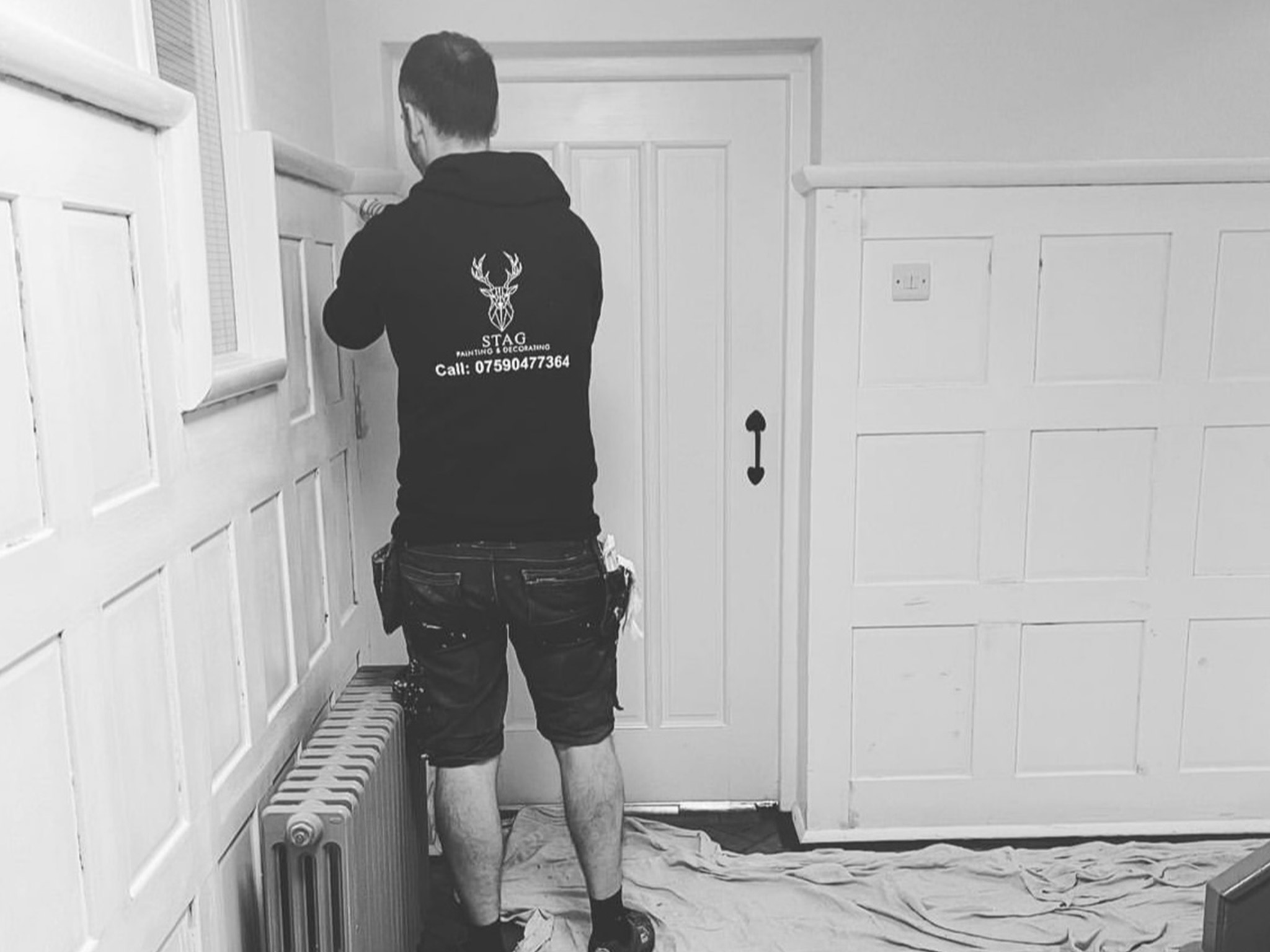 Stag employee working