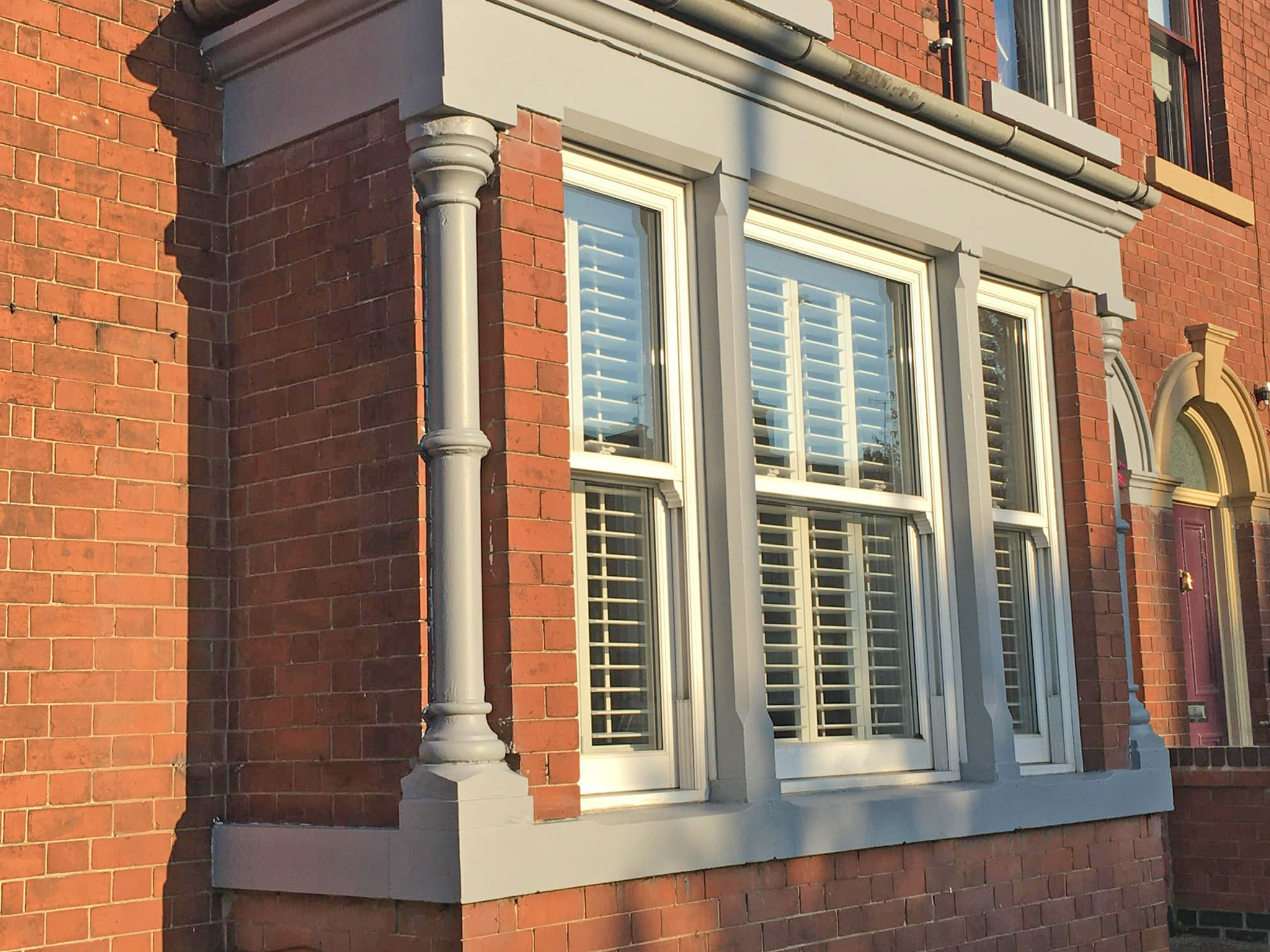 Exterior Stone & Timber Painted