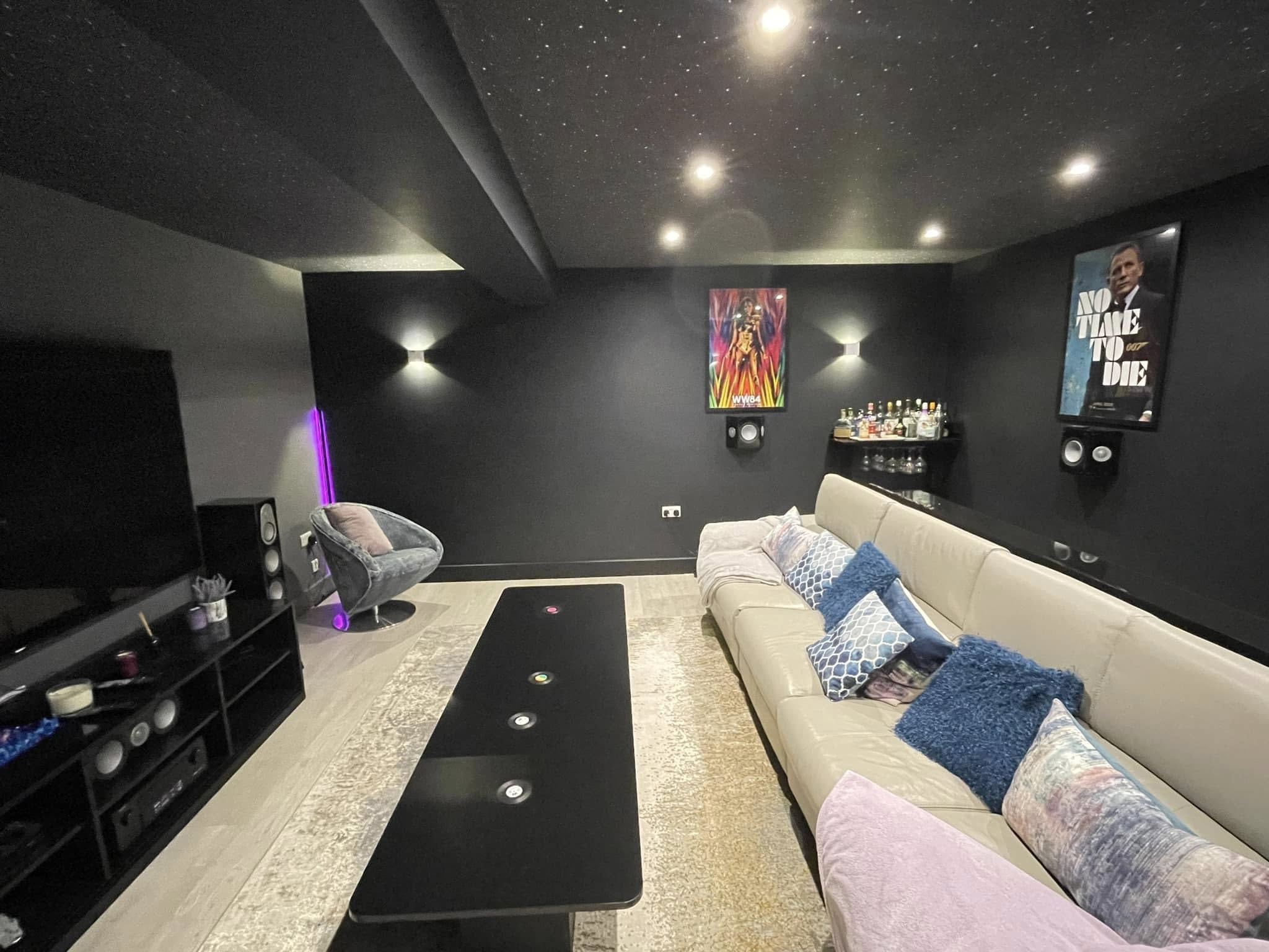Cinema Room Decorated