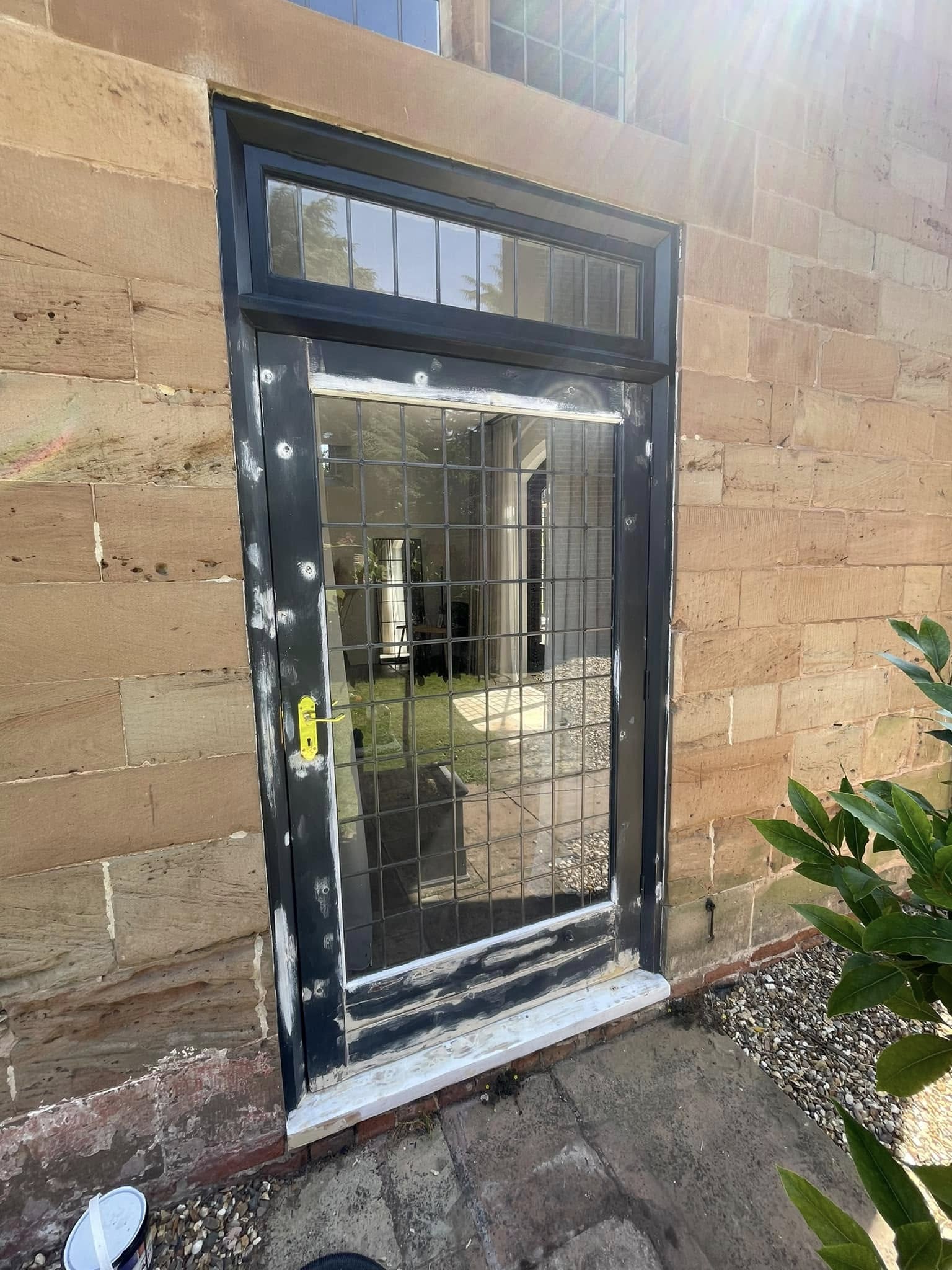 Large House Exterior Render Repaired & Painted