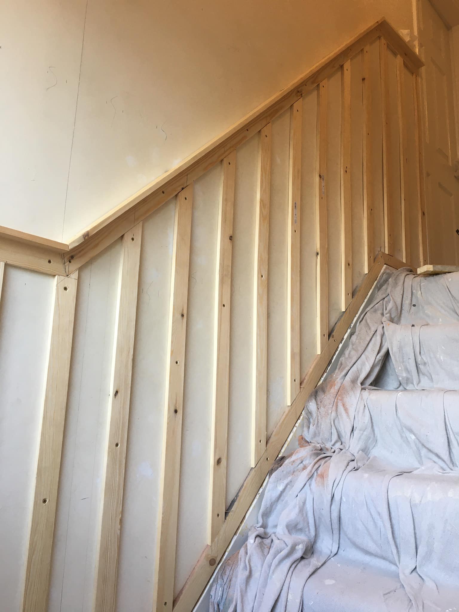 Panelling Installed & Painted
