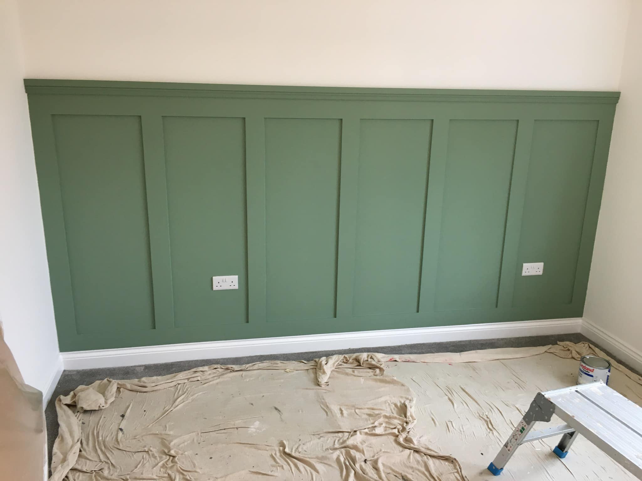 Panelling Installed & Painted